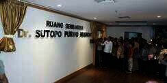 Ruang Dr Sutopo Purwo Nugroho Diresmikan
