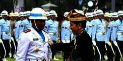 Ucapan Jokowi untuk Komandan Upacara di Istana Negara