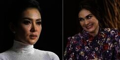 Adu Gaya Luna Maya Vs Syahrini Pakai Tas Kembar