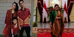 Gaya Modis 6 Artis Berbusana Batik Modern