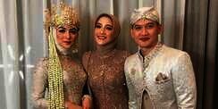 Adu Gaya Para Artis di Pernikahan Citra Kirana dan Rezky Aditya
