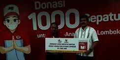Ingin Perusahaan Berkah, 1.000 Sepatu Disumbang Buat Siswa Korban Gempa