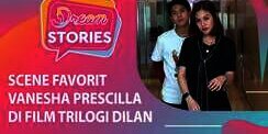 Vanesha Prescilla Bocorkan Scene Favorit di Film Trilogi Dilan