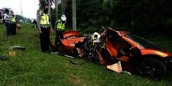 Supercar McLaren MP4 12C Kecelakaan di Tol Jagorawi, Bodinya Ringsek