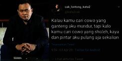 35 Kata-Kata Bijak Cak Lontong yang Kocak Penuh Makna