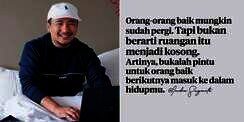 60 Kata-Kata Motivasi Indra Sugiarto yang Sering Dijadikan Caption Instagram
