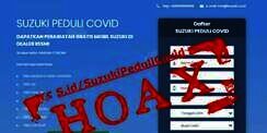Program Perawatan Mobil Suzuki Gratis Hoaks, Jangan Tertipu!