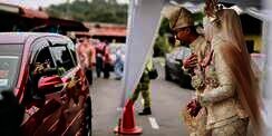Viral, Pengantin Gelar Resepsi Nikah Berkonsep Drive-thru