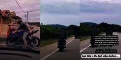 Istri Rekam Detik-Detik Suami Tewas Kecelakaan saat Coba Motor Baru