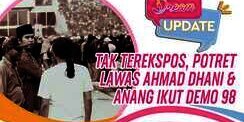 Tak Terekspos, Potret Lawas Ahmad Dhani & Anang Ikut Demo 98