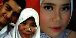 Potret Terbaru Azhari Irsalna, Hijaber yang Viral Punya Kekasih Tampan