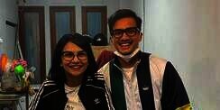 Wajah Semringah Vanessa Angel `Bebas` dari Tahanan