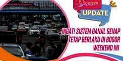INGAT! Sistem Ganjil Genap Tetap Berlaku di Bogor Weekend Ini 