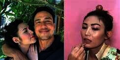 10 Aksi Suami Dandani Istri Seleb, Hamish Daud Cocok jadi MUA
