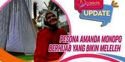 Pesona Amanda Monopo Berhijab yang Bikin Meleleh