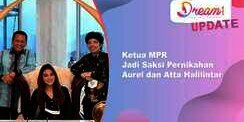 Ketua MPR Jadi Saksi Pernikahan Aurel dan Atta Halilintar