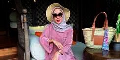 5 Gaya Fashion Hijab Ramadan ala Dian Pelangi 