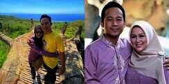 10 Potret Denny Cagur & Istri Buka Puasa di Rumah Tetangga
