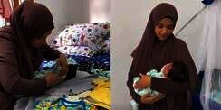 6 Potret Nadya Mustika Momong Baby Syaki, Telaten Banget
