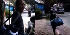 Kisah Jimat, Tetap Semangat Jual Sepatu Keliling Meski Fisik Tak Sempurna