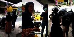Nyamar Jadi Pembeli Bensin, Anak Buat Kejutan untuk Ibu Saat Pulang Kampung