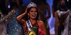 Pesona Tampilan Polos Andrea Meza, Pemenang Miss Universe 2020