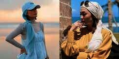 10 Gaya Hijab Imel Putri Cahyati, Ada yang Dicibir Netizen