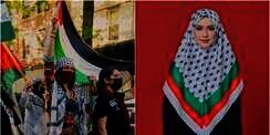 Terinspirasi Aksi Bella Hadid, Butik Malaysia Ini Bikin Hijab Nuansa Palestina