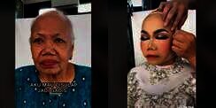 Viral Aksi MUA 'Sulap' Nenek Jadi Gadis Muda