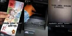 Setor Tunai Pecahan Rp75 Ribu di Mesin ATM, Setelah Diproses Begini Jadinya