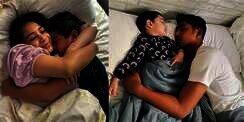 10 Foto Seleb Kelonin Anak Tidur, Rey Mbayang Idaman Abis!