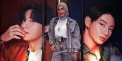 Gaya Anggun Erin Taulany Tenteng Tas dengan Gantungan Rp9,7 Juta