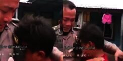 Momen Pilu Anak Yatim Piatu Hampiri Anggota Polisi, Ajukkan Permintaan Ini