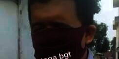 Viral Tunanetra Didenda Rp50 Ribu Gegara Pakai Masker di Bawa Hidung