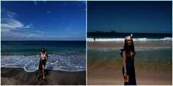 13 Pesona Aktris Cantik Liburan ke Pantai, Awas Salah Fokus!
