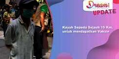 Kisah Safaruddin Kayuh Sepeda Sejauh 15 Km Demi Vaksin