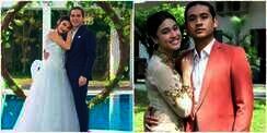 Akting Nikah, Seleb Ini Tampil Memesona dengan Baju Pengantin