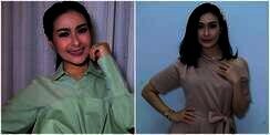 10 Potret Cantik Iis Dahlia dengan Kumis Tipisnya