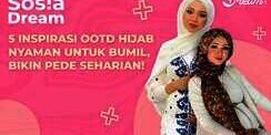 5 Inspirasi OOTD Hijab Nyaman untuk Bumil, Bikin Pede Seharian