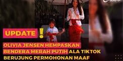 Olivia Jensen Hempaskan Bendera Merah Putih Berujung Maaf