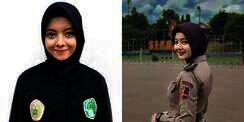 6 Potret Cantik Bripda Fatimah, Polwan yang Jago Pencak Silat