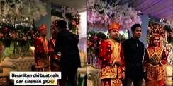 Mantan ke Nikahan Minta Foto di Tengah, Ekspresi Pengantin Laki-Laki Disorot