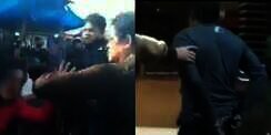 Video Detik-Detik Preman Diciduk, Garang Pukuli Emak-Emak Letoi di Depan Polisi