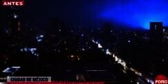 Cahaya Biru Muncul di Langit Meksiko Usai Gempa Hebat, Pertanda Apa?