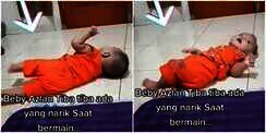Bayi Lagi Tengkurap Sambil Mainan Tiba-tiba Keseret, Ditarik Makhluk Gaib?