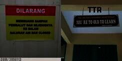 13 Peringatan Pakai Bahasa Inggris Ini Malah Bikin Ngakak