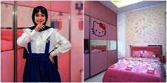 10 Potret Kamar Ria Ricis di Rumah Lama & Baru, Salfok Perabot