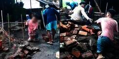Video Viral Aksi Mencengangkan Kuli Bangunan dengan Keterbatasan Fisik, Tetap Gesit