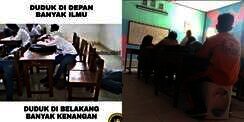 15 Tingkah Kocak Murid Barisan Paling Belakang, Bikin Kangen Masuk Sekolah