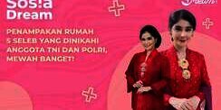 Penampakan Rumah 5 Seleb yang Dinikahi Anggota TNI dan Polri, Mewah Banget!